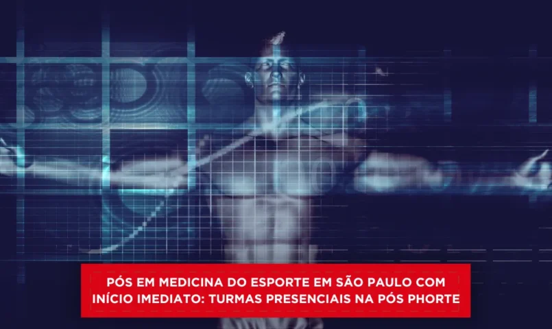 Pós em Medicina do Esporte em São Paulo com início imediato: turmas presenciais na Pós Phorte