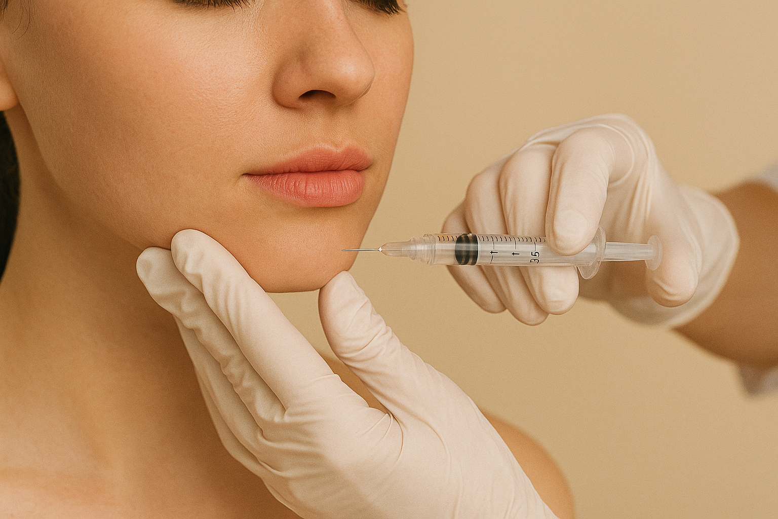 Aplicação clínica com bioestimuladores e ácido hialurônico em face