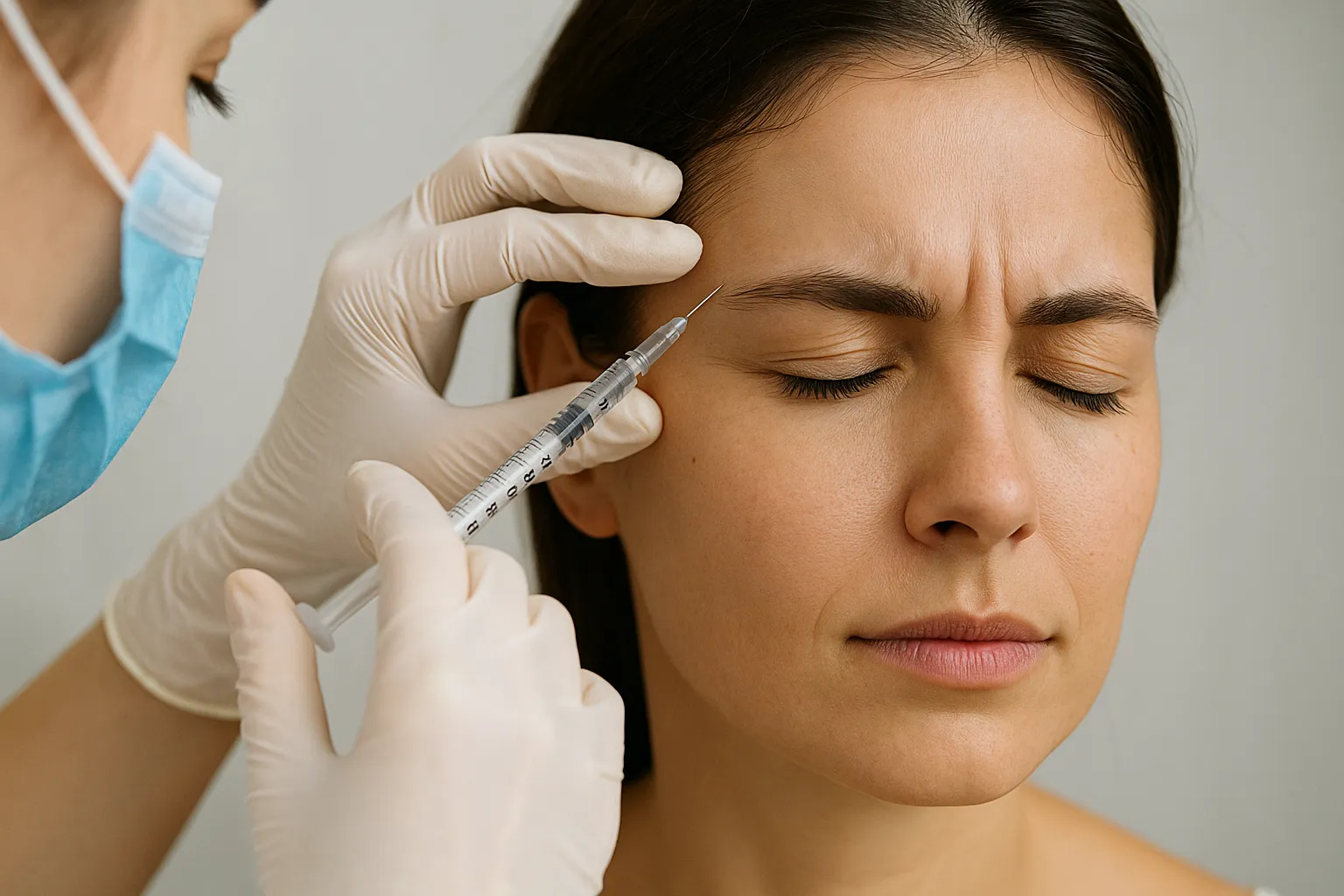 Avaliação segura para botox prevenção de rugas em clínica