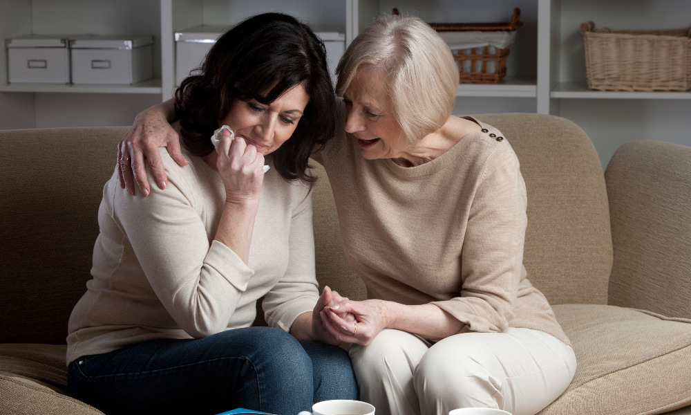 Apoio emocional a enlutados e famílias