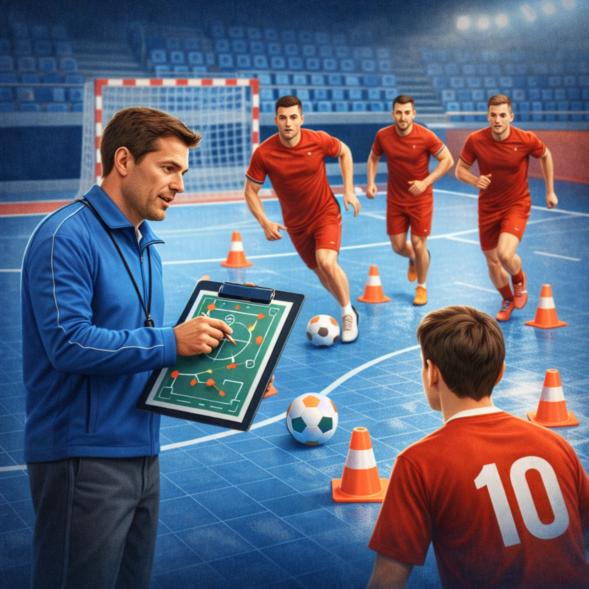 Treinar jogadores inteligentes com treino contextual e leitura de jogo no futebol moderno