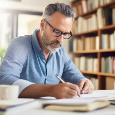 Profissional planejando os estudos antes de iniciar uma pós-graduação